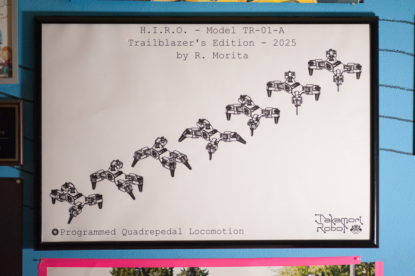 H.I.R.O. Trailblazers Edition Blueprint - Quadrupedal Locomotion (24 x 36)