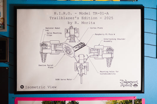 H.I.R.O. Trailblazers Edition Blueprint - Isometric View (24 x 36)