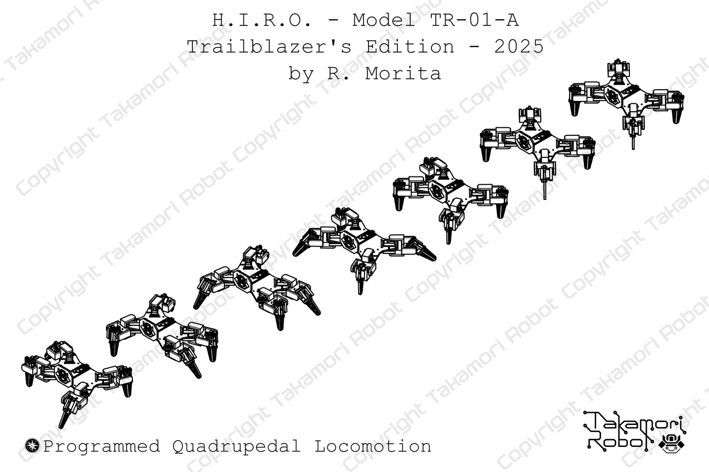 H.I.R.O. Trailblazers Edition Blueprint - Quadrupedal Locomotion (24 x 36)